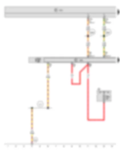 Wiring Diagram  SEAT TOLEDO 2013 - Control unit with display for radio and navigation - Fuse holder B