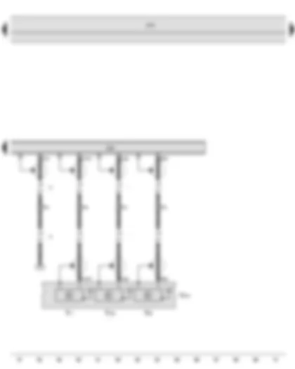 Wiring Diagram  SEAT TOLEDO 2013 - Control unit with display for radio and navigation - Roof aerial