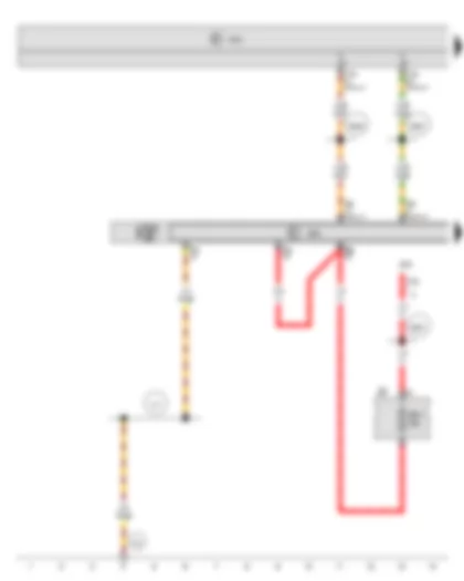 Wiring Diagram  SEAT TOLEDO 2013 - Control unit with display for radio and navigation - Fuse holder B