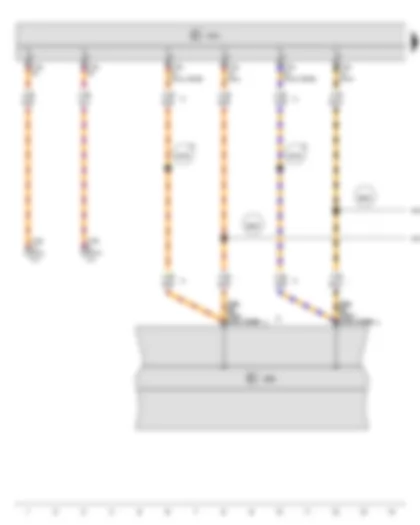 Wiring Diagram  SEAT TOLEDO 2013 - Onboard supply control unit - Dash panel insert - 16-pin connector