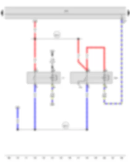 Wiring Diagram  SEAT TOLEDO 2013 - Fuel pump relay - Fuel supply relay