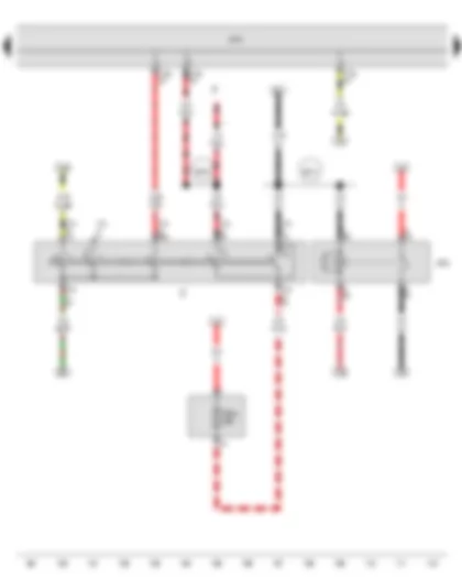 Wiring Diagram  SEAT TOLEDO 2015 - Ignition/starter switch - Terminal 15 voltage supply relay
