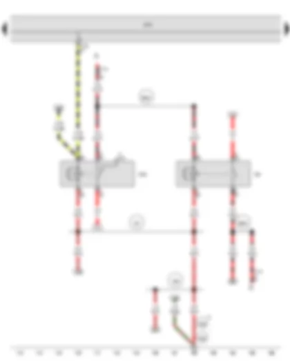 Wiring Diagram  SEAT TOLEDO 2015 - X-contact relief relay - X contact relief relay 2