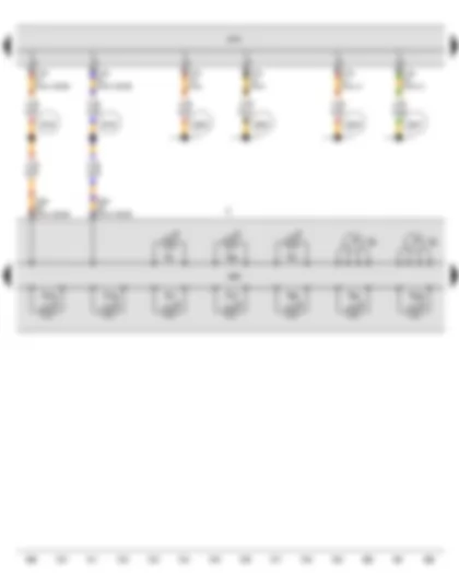 Wiring Diagram  SEAT TOLEDO 2015 - Coolant temperature gauge - Rev. counter - Dash panel insert