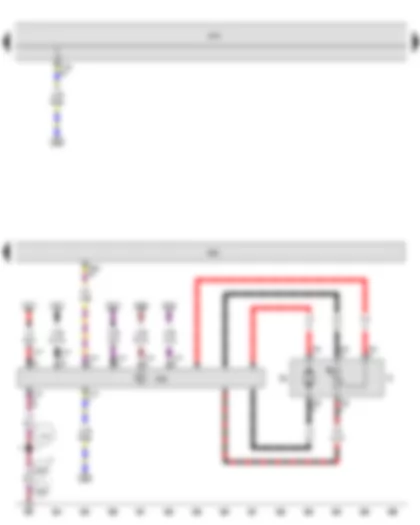 Wiring Diagram  SEAT TOLEDO 2014 - Fuel gauge sender - Fuel system pressurisation pump - Fuel pump control unit - Engine control unit