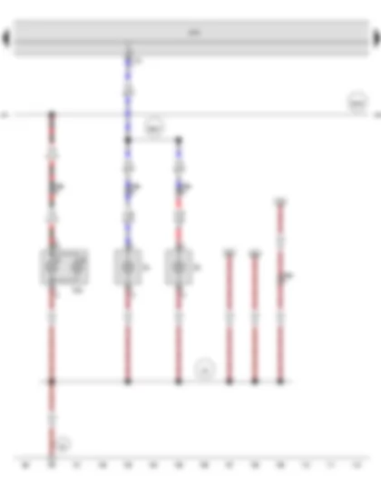 Wiring Diagram  SEAT TOLEDO 2015 - Additional brake light bulb - Left number plate light - Right number plate light