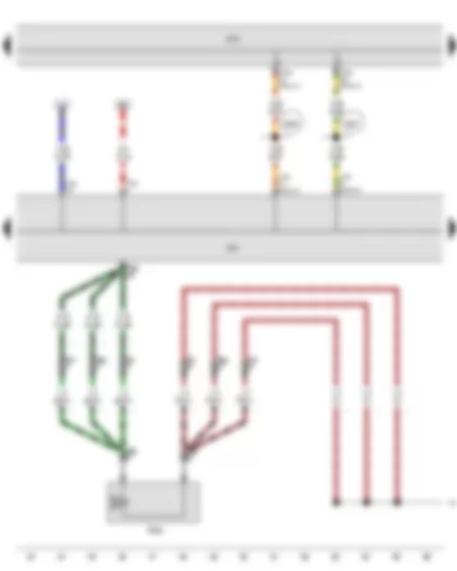 Wiring Diagram  SEAT TOLEDO 2015 - Air conditioning system control unit - Air conditioner compressor regulating valve