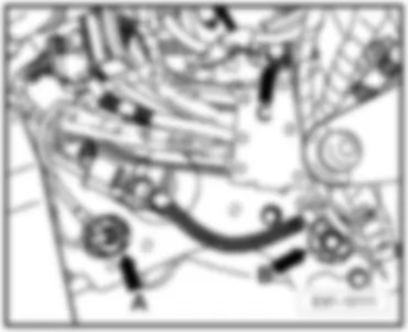 SEAT TOLEDO 2014 Overview of earth points in engine compartment