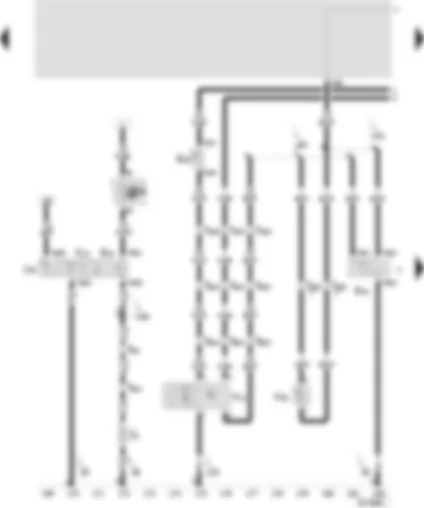 Wiring Diagram  SEAT VARIO 2000 - Heated rear window switch - rear wiper switch - windscreen and rear window washer pump - rear window wiper motor - heated rear window