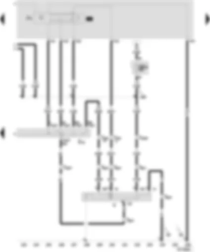 Wiring Diagram  SEAT VARIO 2000 - Intermittent wiper switch - intermittent wash/wipe relay - windscreen wiper motor