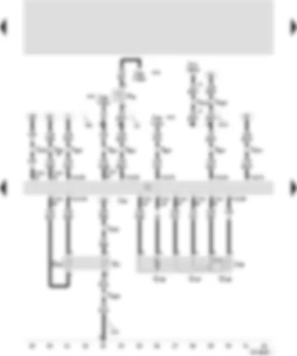Wiring Diagram  SEAT VARIO 2000 - Simos control unit - throttle valve control unit - coolant temperature sender