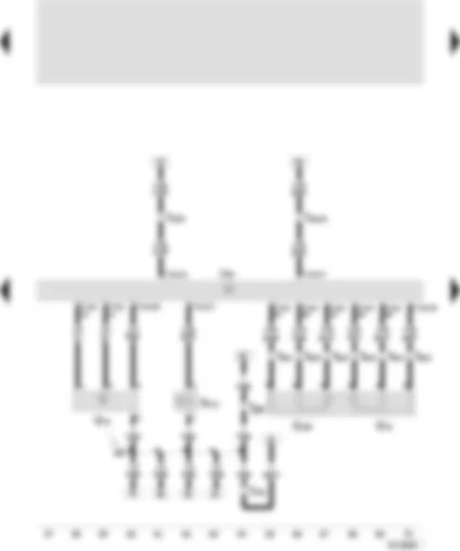 Wiring Diagram  SEAT VARIO 2000 - Simos control unit - air mass meter - accelerator position sender