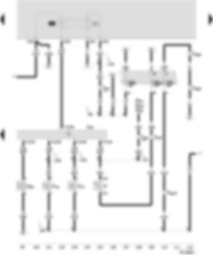 Wiring Diagram  SEAT VARIO 2000 - Simos control unit - brake light switch - clutch pedal switch - brake pedal switch for CC/diesel direct injection system