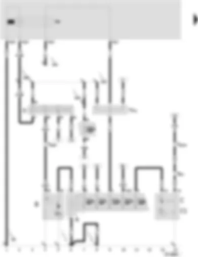 Wiring Diagram  SEAT VARIO 2000 - Battery - starter - alternator - voltage regulator - ignition/starter switch - relief relay for x contact - junction box for terminal 30
