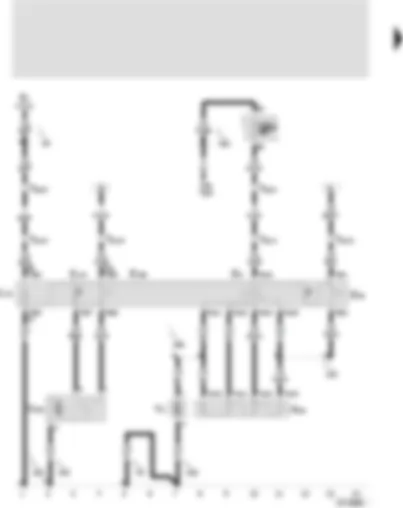 Wiring Diagram  SEAT VARIO 2001 - Fresh air blower switch - air conditioner switch - fresh air/air recirculating flap switch