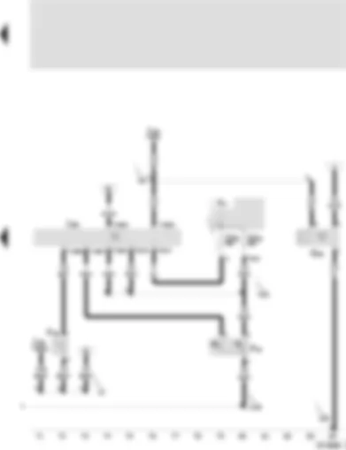 Wiring Diagram  SEAT VARIO 2000 - Control unit for radiator fan - radiator fan thermo switch - ambient temperature switch - high pressure sender