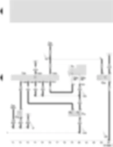 Wiring Diagram  SEAT VARIO 2000 - Control unit for radiator fan - radiator fan thermo switch - ambient temperature switch - high pressure sender