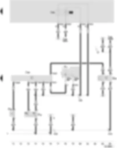 Wiring Diagram  SEAT VARIO 2000 - Control unit for radiator fan - radiator fan thermo switch - ambient temperature switch - high pressure sender