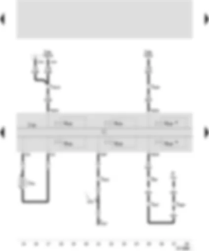 Wiring Diagram  SEAT VARIO 2000 - Control unit for ABS with EDS - valve 1 for differential lock - valve 2 for differential lock - ABS inlet valve - rear right - ABS inlet valve - rear left
