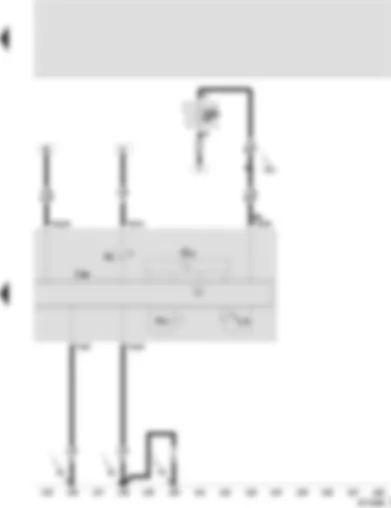 Wiring Diagram  SEAT VARIO 2000 - Control unit with display unit in dash panel insert - speedometer - oil pressure warning buzzer - alternator warning lamp