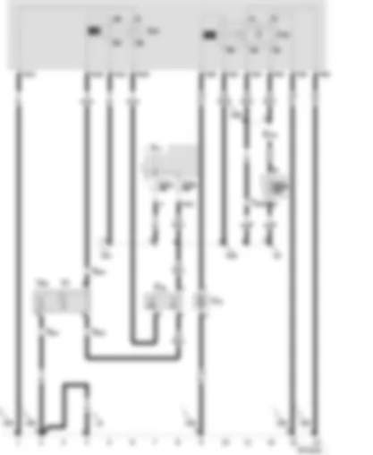 Wiring Diagram  SEAT VARIO 2003 - Radiator fan thermo-switch - radiator fan relay V7 and V35 - speed 2 - continued circulation of coolant relay - coolant fan control unit