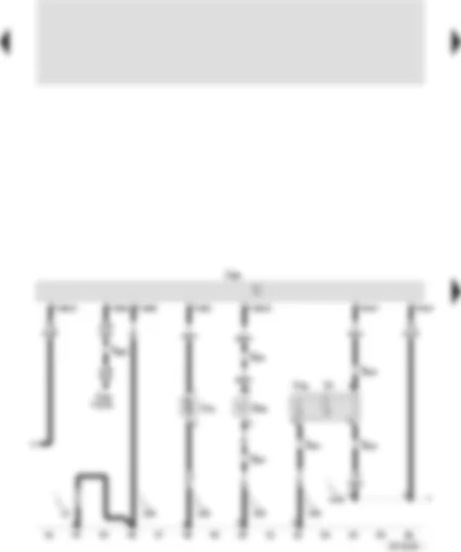 Wiring Diagram  SEAT VARIO 2001 - Control unit for radiator fan - air conditioner magnetic coupling - radiator fan - continued coolant circulation pump