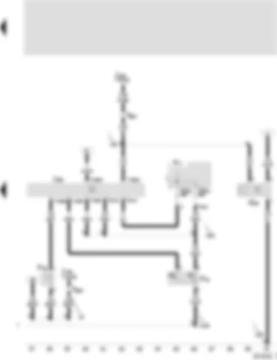 Wiring Diagram  SEAT VARIO 2001 - Control unit for radiator fan - radiator fan thermo switch - ambient temperature switch - high pressure sender