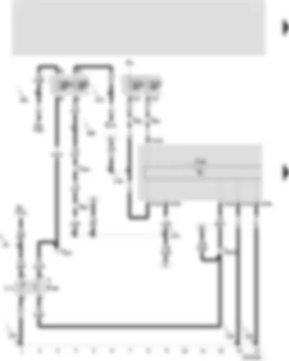 Wiring Diagram  SEAT VARIO 2001 - ABS/EDL/TCS/ESP control unit - TCS/ESP button - traction control switch illumination