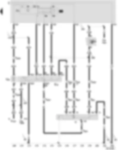 Wiring Diagram  SEAT VARIO 2001 - Intermittent wiper switch - intermittent wash/wipe relay - windscreen wiper motor - windscreen and rear window washer pump