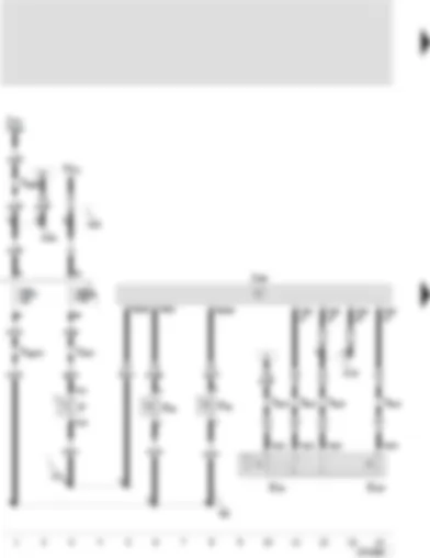 Wiring Diagram  SEAT VARIO 2001 - Diesel direct injection control unit - brake light switch - brake pedal switch - clutch pedal switch - CCS switch