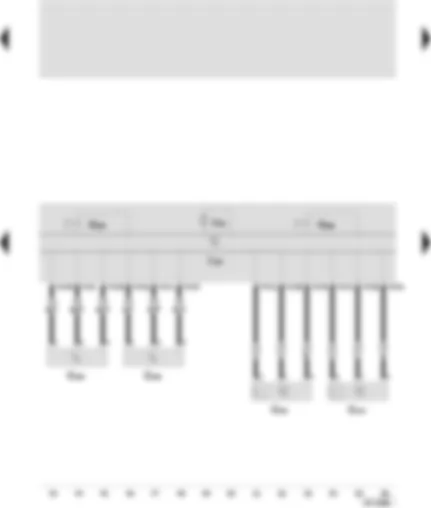 Wiring Diagram  SEAT VARIO 2001 - ABS/EDL/TCS/ESP control unit - lateral acceleration sender - yaw rate sender - braking pressure sender - braking pressure sender -2-