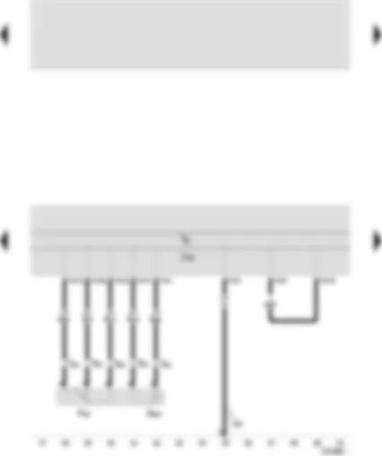 Wiring Diagram  SEAT VARIO 2001 - ABS/EDL/TCS/ESP control unit - brake detection switch - ESP - Brake pressure solenoid valve - in brake servo