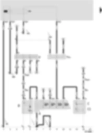 Wiring Diagram  SEAT VARIO 2000 - Battery - starter - alternator - voltage regulator - ignition/starter switch - X contact relief relay - terminal 30 junction box