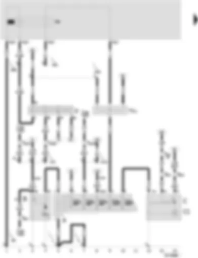 Wiring Diagram  SEAT VARIO 2000 - Battery - starter - alternator - voltage regulator - ignition/starter switch - X contact relief relay - terminal 30 junction box