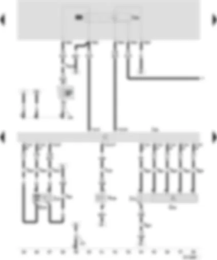 Wiring Diagram  SEAT VARIO 2000 - Simos control unit - lambda probe - lambda probe after catalyst - Simos control unit voltage supply relay