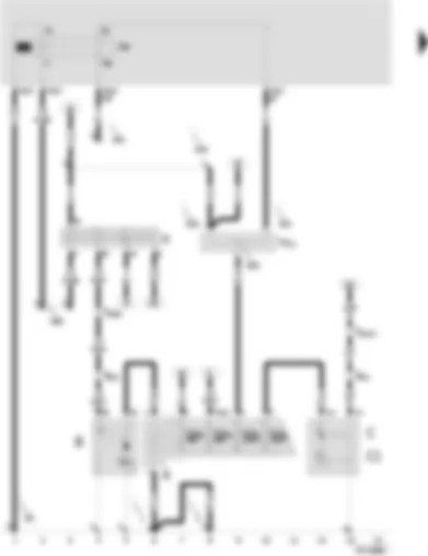 Wiring Diagram  SEAT VARIO 2000 - Battery - starter - alternator - voltage regulator - ignition/starter switch - X contact relief relay - terminal 30 junction box