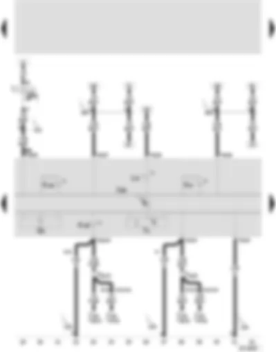 Wiring Diagram  SEAT VARIO 2001 - Control unit with warning lamps on the instrument panel - rev. counter - warning lamp for ABS - fuel level warning lamp - Stability Program warning lamp