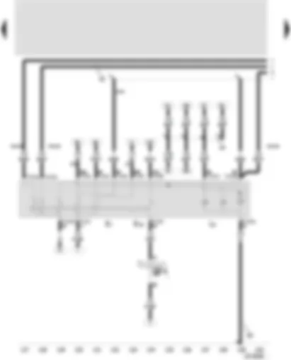 Wiring Diagram  SEAT VARIO 2001 - Lighting switch - rear fog light switch - light switch illumination