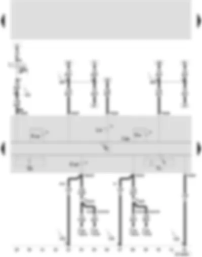 Wiring Diagram  SEAT VARIO 2001 - Control unit with warning lamps on the instrument panel - rev. counter - warning lamp for ABS - fuel level warning lamp - Stability Program warning lamp