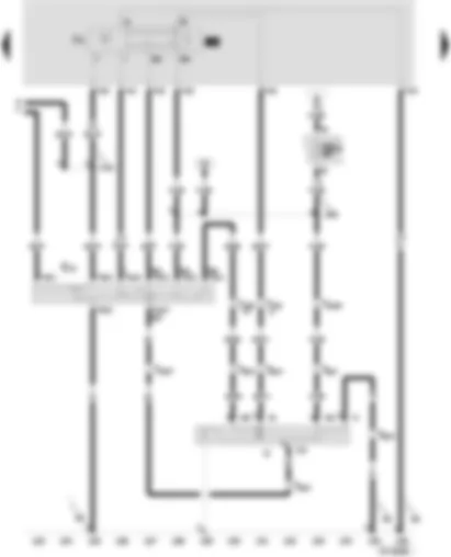 Wiring Diagram  SEAT VARIO 2001 - Intermittent wiper switch - automatic washer relay-intermittent washer - windscreen wiper motor