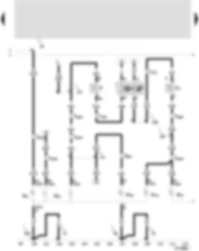 Wiring Diagram  SEAT VARIO 2002 - Brake light switch - reversing light switch - brake and tail light bulb - left - high level brake light bulb - turn signal bulb - rear left