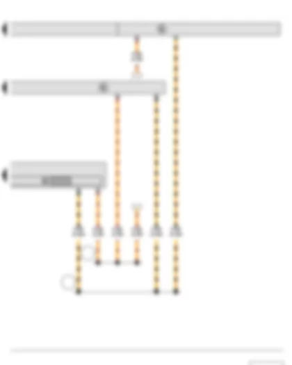 Электросхемa  SKODA CITIGO 2014 - Блок управления бортовой сети - Диагностический интерфейс шин данных - Блок управления двигателя - Комбинация приборов