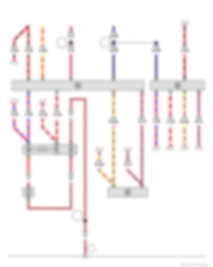 Wiring Diagram  SKODA CITIGO 2012 - Radiator fan control unit - Engine control unit - Radiator fan