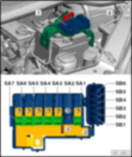 SKODA CITIGO 2014 Overview of the fuses