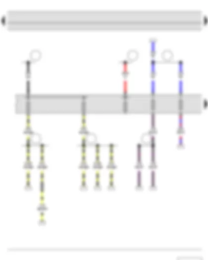 Wiring Diagram  SKODA FABIA II 2011 - Fuse holder B