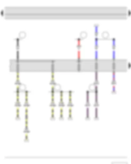 Wiring Diagram  SKODA FABIA II 2011 - Fuse holder B