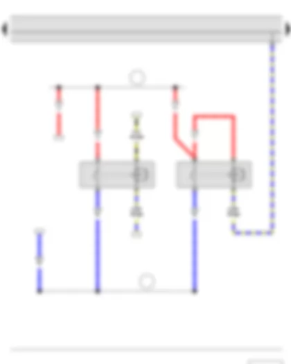 Wiring Diagram  SKODA FABIA II 2011 - Fuel pump relay - Fuel supply relay