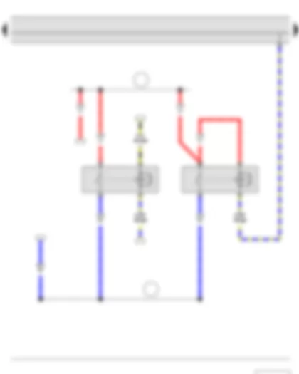 Wiring Diagram  SKODA FABIA II 2011 - Fuel pump relay - Fuel supply relay