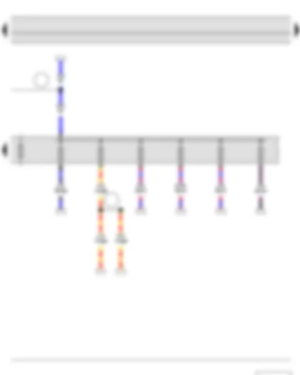 Wiring Diagram  SKODA FABIA II 2011 - Fuse holder B