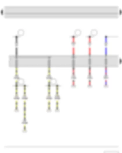 Wiring Diagram  SKODA FABIA II 2011 - Fuse holder B